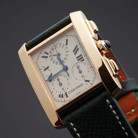 tank cartier chrono|cartier tank must preowned.